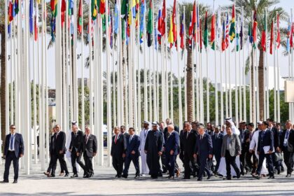 Heads of states at COP28 summit in Dubai.