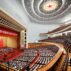 The National People's Congress at the Great Hall of the People in Beijing, China.