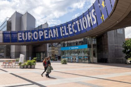 The European Parliament buildings in Brussels.