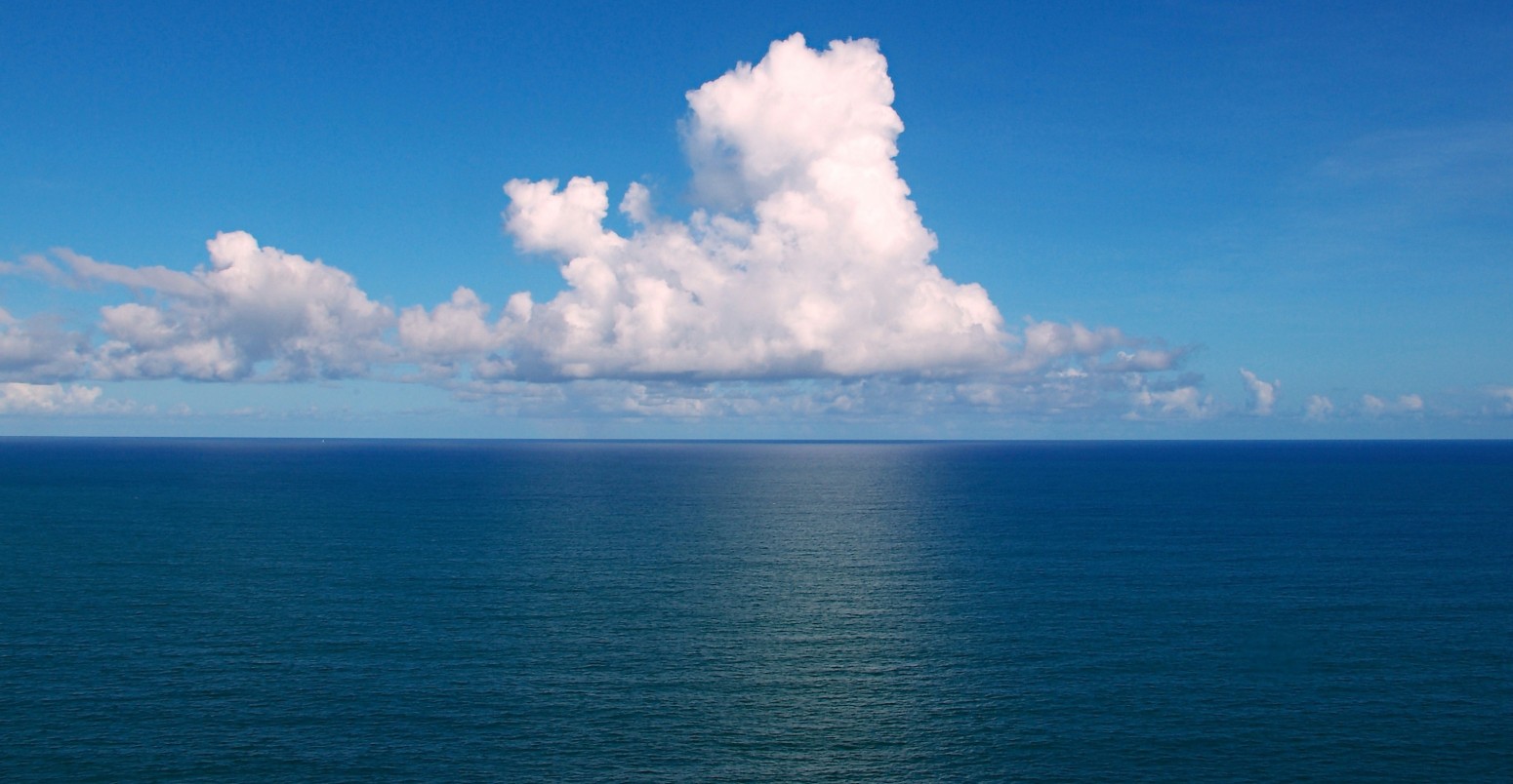 Clouds over the Atlantic Ocean