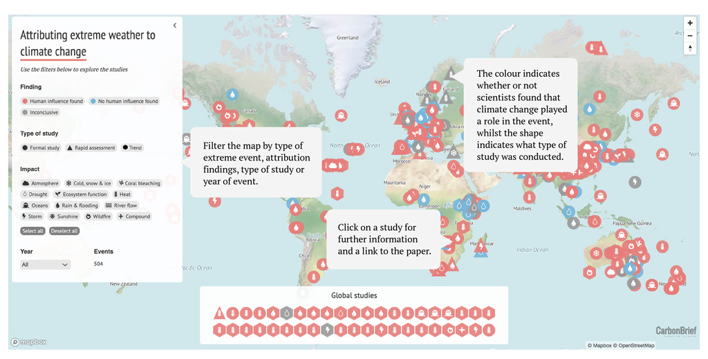 Mapped: How climate change affects extreme weather around the world