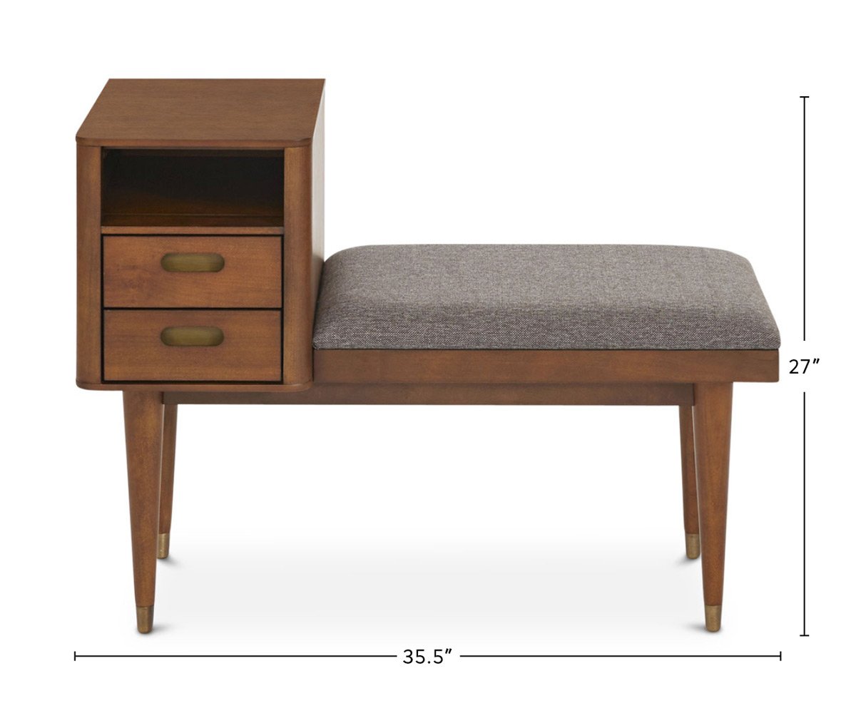 Holfred Bench dimensions