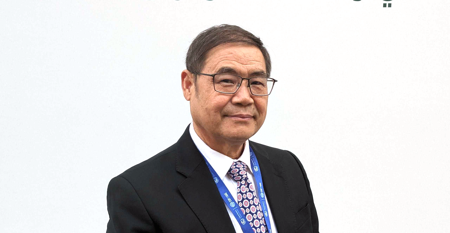 Prof Pan Jiahua at COP28 in Dubai, UAE.